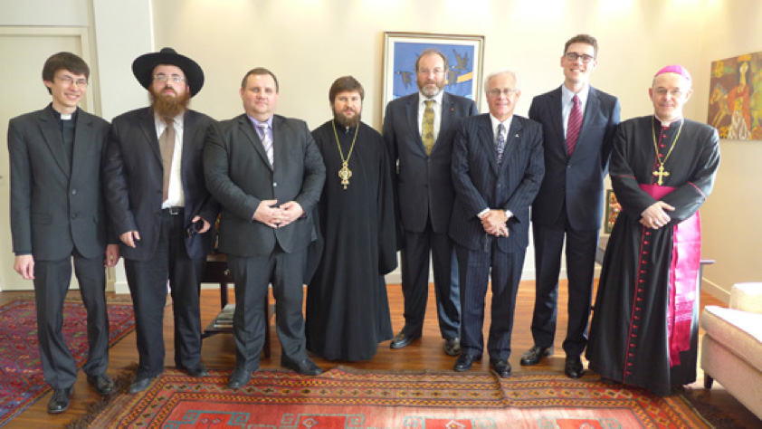 03-18-2013: Mgr Schneider meets with various "religious leaders" of Kazakhstan.