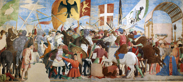 Piero della Francesca - Bataille entre Heraclius et Chosroes II