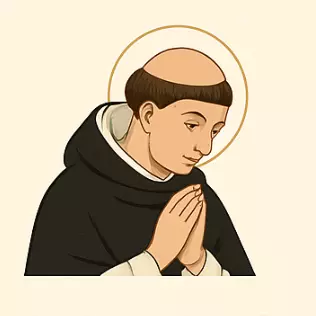 Moine dominicain illustration
